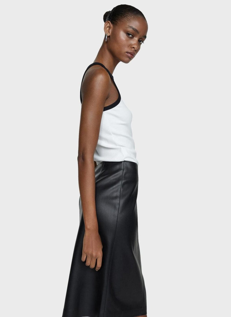 MANGO - High Waist Skirt - Image 1