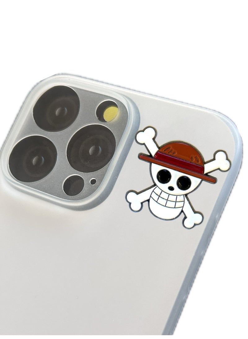 One Piece 4 pieces of Metal stickers - One Piece stickers - Premium Quality Metal for Mobile, Laptop, Backpacks and more. - Image 4