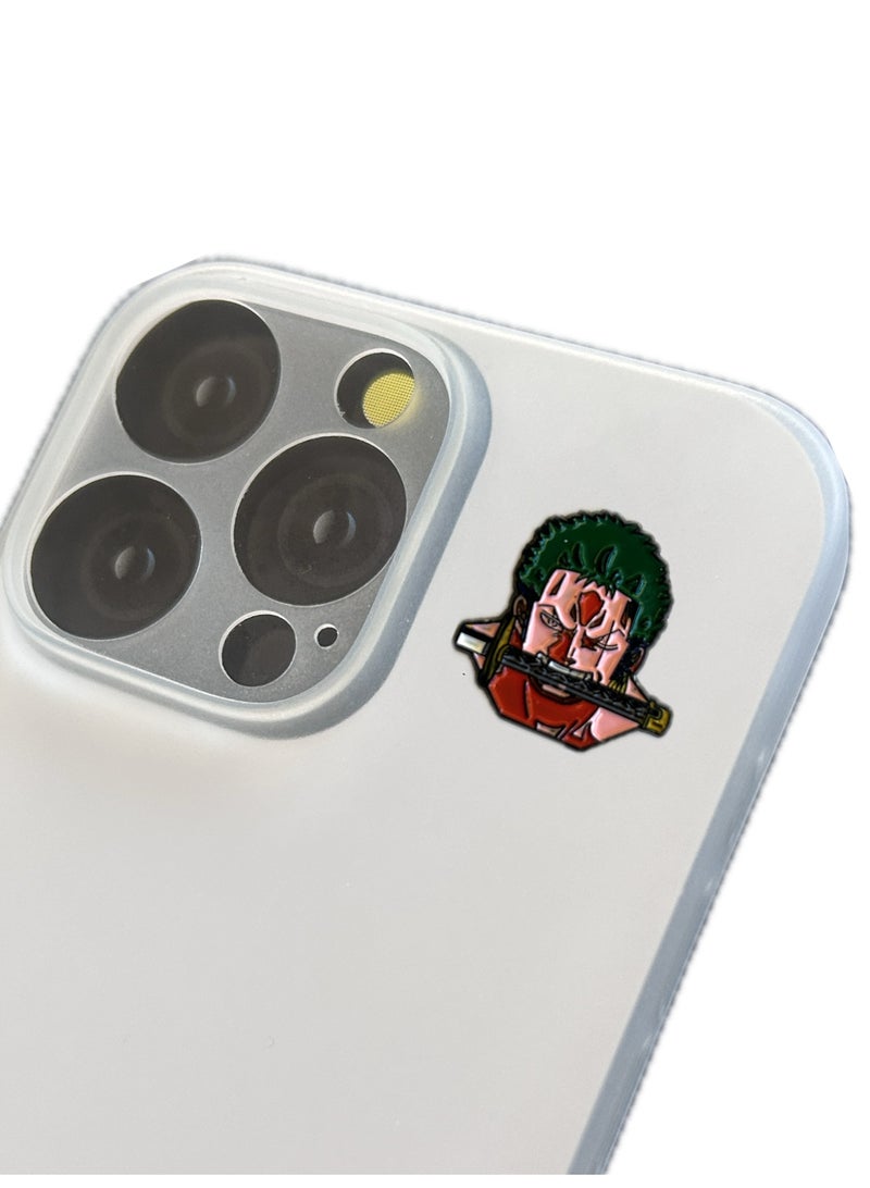 One Piece 4 pieces of Metal stickers - One Piece stickers - Premium Quality Metal for Mobile, Laptop, Backpacks and more. - Image 5