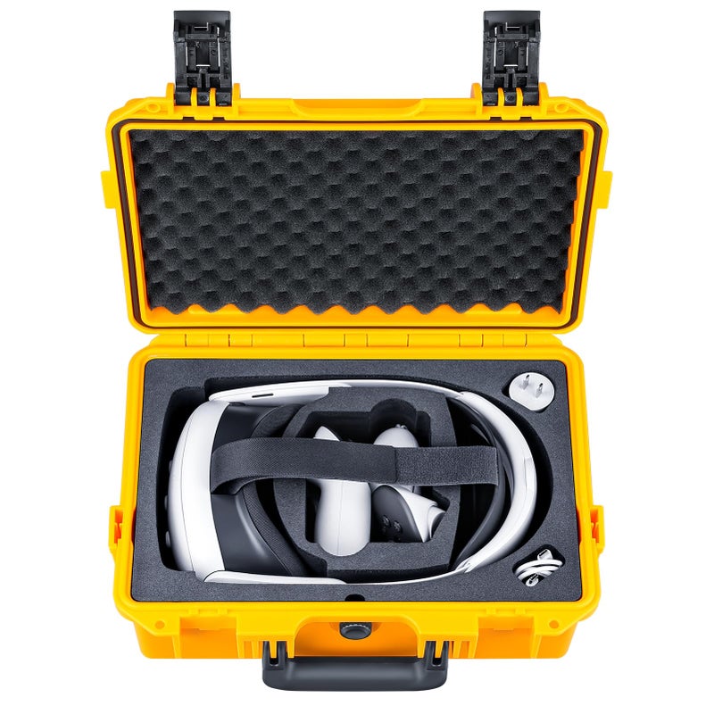 Lykus حافظة صلبة مقاومة للماء Lykus Titan OQ200، تعمل مع Quest 3S/Quest 3/Quest 2، تناسب حزام الرأس الرسمي Elite، حماية أفضل [حافظة فقط] - Image 1