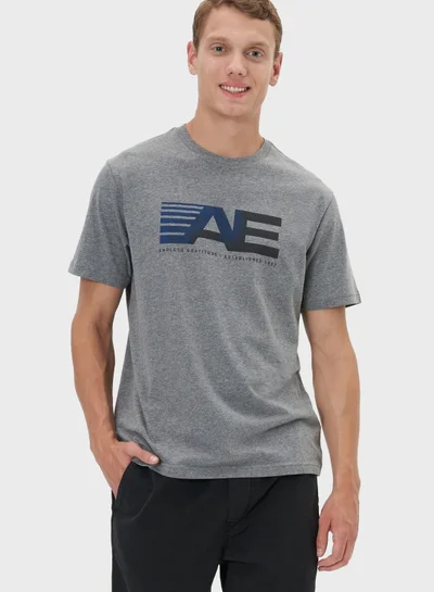 امريكان ايجل Graphic Crew Neck T-Shirt