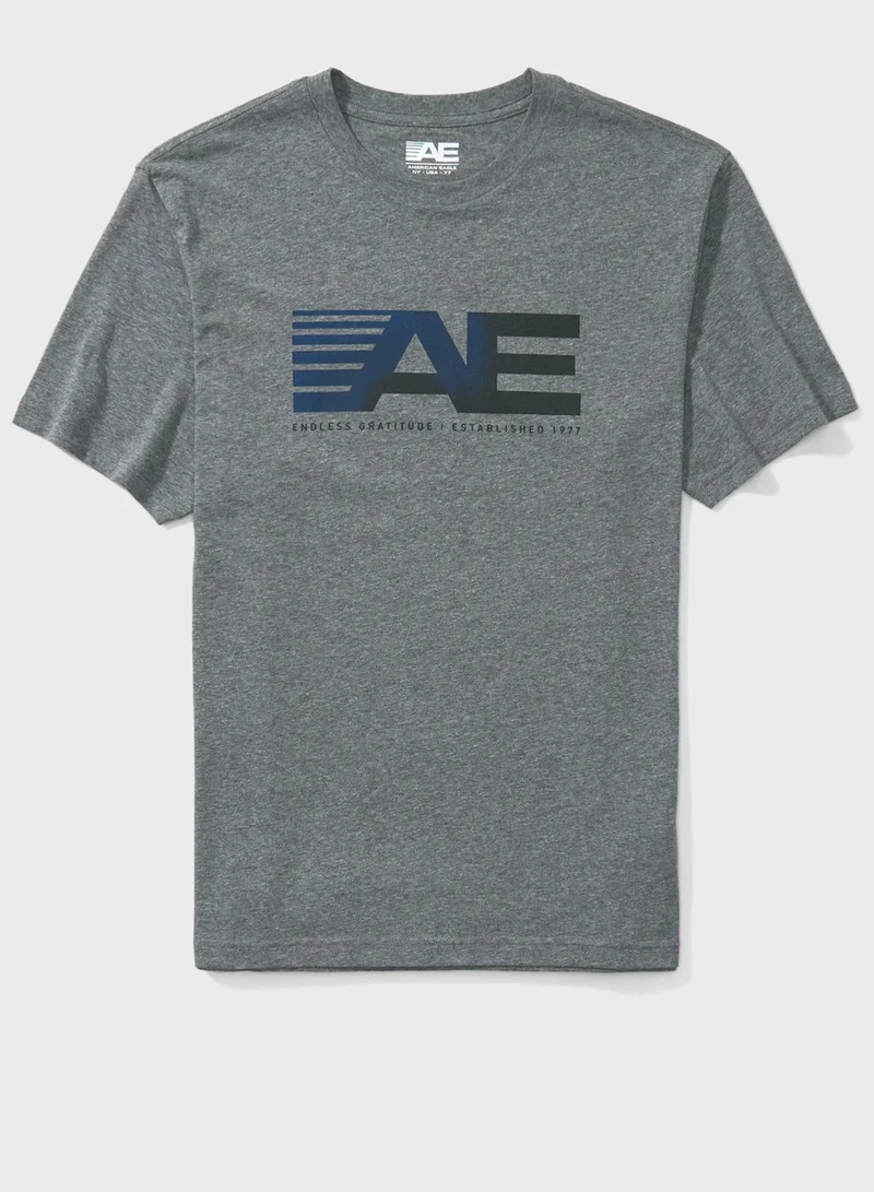 American Eagle Graphic Crew Neck T-Shirt