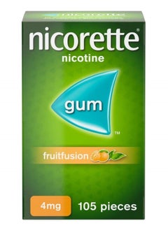 nicorette Gum 4Mg Fruit - 105 Pack 