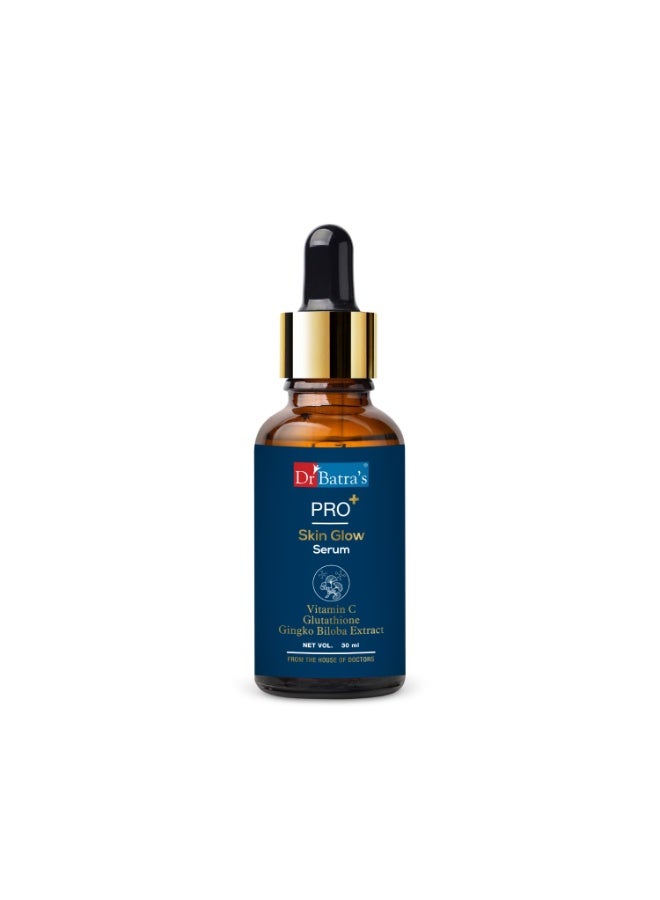 دكتور باترا سيروم Pro+ Skin Glow من Dr Batra’s بحجم 30 مل – تركيبة مفتحة غنية بفيتامين C، والجلوتاثيون، والجنكة بيلوبا | يقلل من البقع الداكنة وفرط التصبغ، ويعزز إشراق البشرة. - Image 2