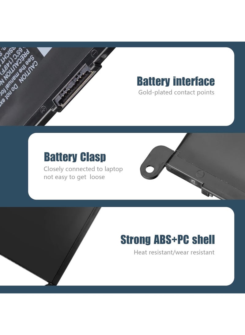 Max Power WDX0R Battery for Dell Inspiron 13 5368 5378 5379 7368 7378 14-7460 15 5565 5567 5568 5578 7560 7570 7579 7569 P58F 17 5765 5767 FC92N 3CRH3 T2JX4 CYMGM - Image 3