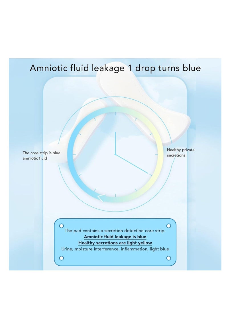Generic - "Amniotic Fluid Leakage Detection, Amniotic Fluid Test Strips, Rapid Color Development For Amniotic Fluid, Early Warning Signs For Amniotic Fluid Problems, PH Test Strip Detects Pads for Puerpera 5pcs - Image 1
