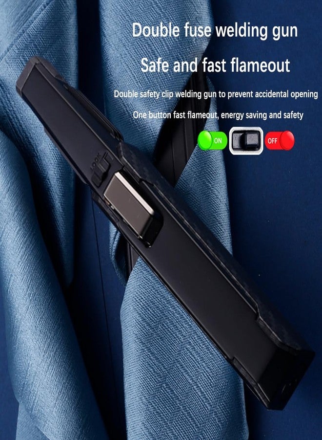 JETPRO Butane Torch Lighter One-Hand Operation Lighter Adjustable Jet Flame with safety lock Kitchen Cooking Torch Gift Box Package (Butane Gas Not Included) (Black) - Image 4