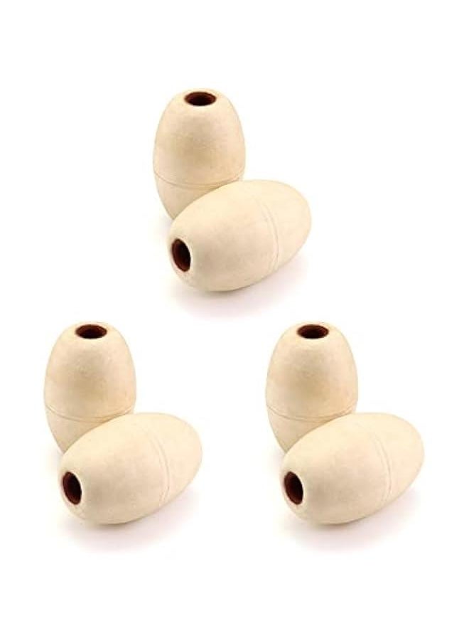 Arabest Oval Water Float, 6 Pack, 1/2 Hole, 3.5 x 5.5, for Pools, Water Ski Ropes, Anchor Lines, White  - Image 1