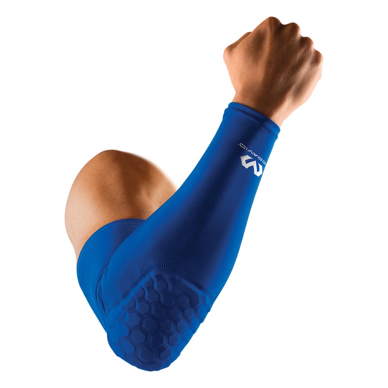 McDavid Hex Shooter Arm Sleeve, Pull-On Padded Protection, Moisture Wicking - Image 1