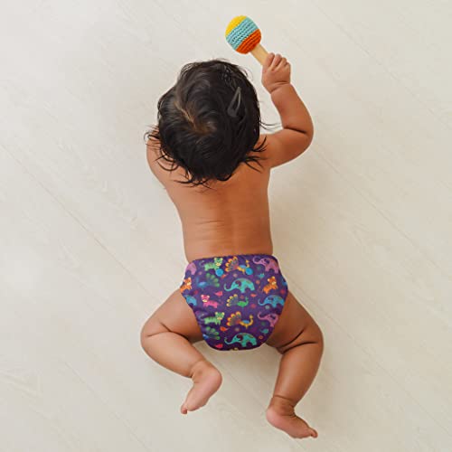 SuperBottoms Swimming Diapers for Babies & Toddlers - Reusable & Adjustable Swim Diapers - Washable Cloth Diapers - Skin Friendly Fabric - Easy to Clean - Fits 3M - 3Y | Pack of 2 - Image 3