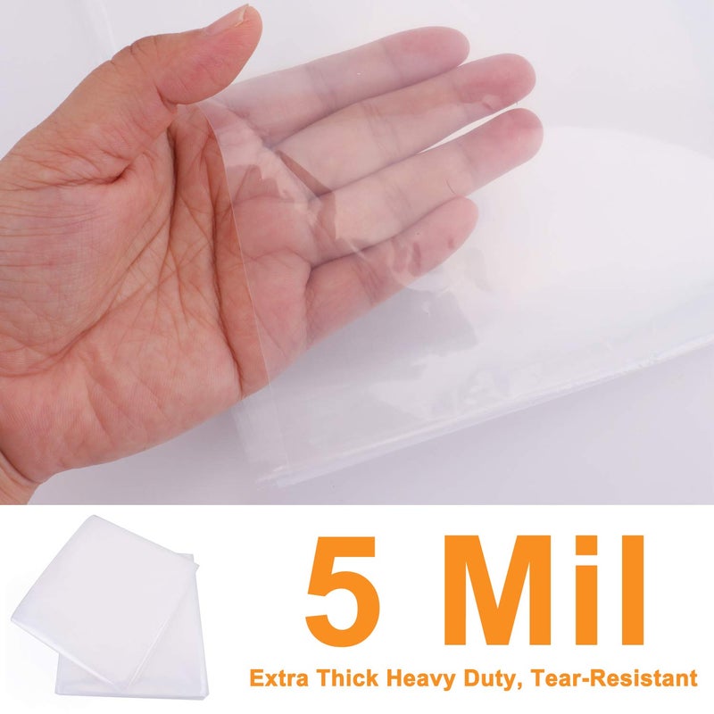 Cosybreeze Mattress Bag for Moving  Mattress Storage Bag  5 Mil Full Size Mattress Cover [2-Pack] - Heavy Duty Waterproof Mattress Protector for Moving Storage and Disposal - 54 x 100 Inch  - Image 3