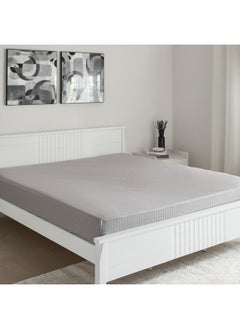 Home Box Hamilton Satin Stripe Super King Fitted Sheet 200 x 200 x 36 cm  - Image 1