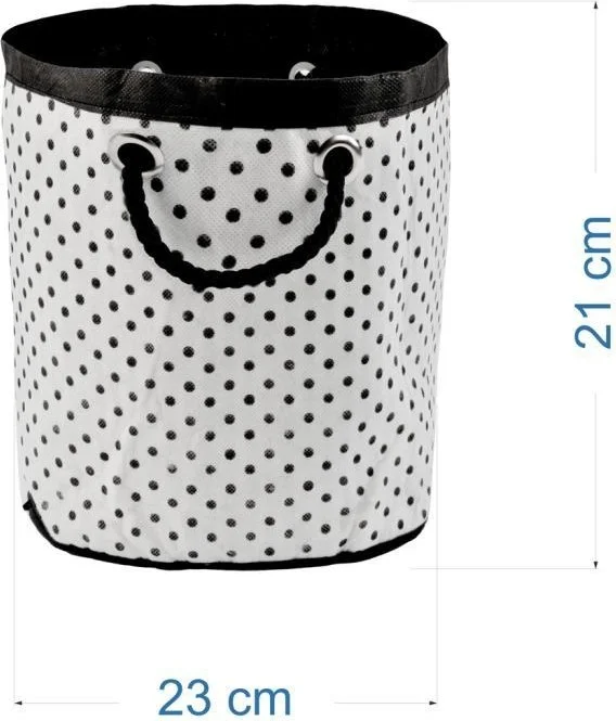 ماجيك ليدي Polka Dot Patterned Oval Baby Room 3-Piece Organizer Newborn Organizer Basket Box Set with Handle