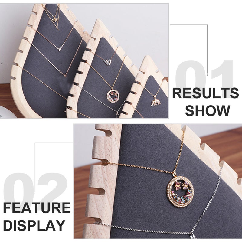 2 pcs Necklace Display Frame Multi-purpose Neck Storage Model Display Rack - Image 5