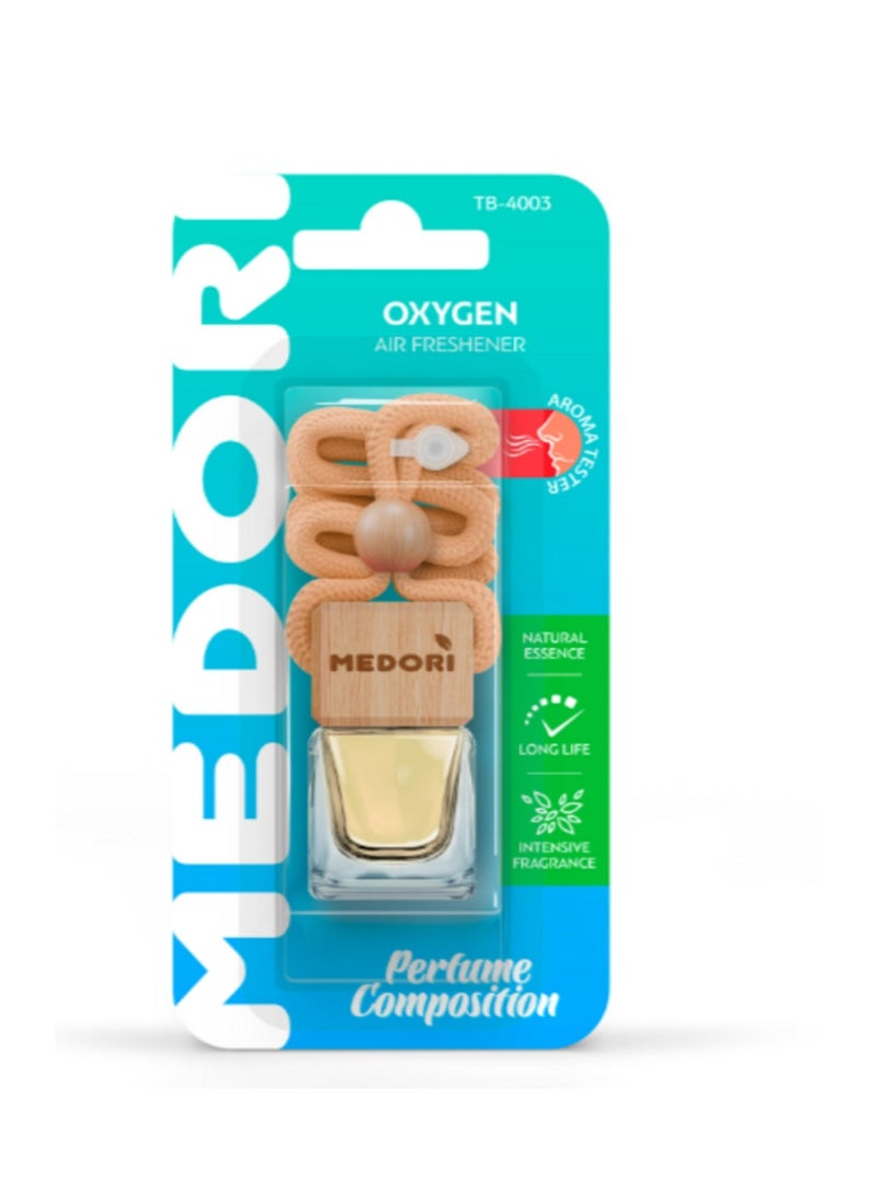MEDORI Special LuSpecial Luxury Liquid Hanging Car Air Freshener In A Blister Package And Has A Scent Tester. Fragrance With An Exotic And Enchanting Aroma Analogous To Oxygen. The Fragrance Is Made In France 6 Mlxury liquid hanging car air freshener in a blister package and has a scent tester. Fragrance With an exotic and enchanting Aroma analogous to Oxygen. The Fragrance is made in France 6 ml  - Image 1
