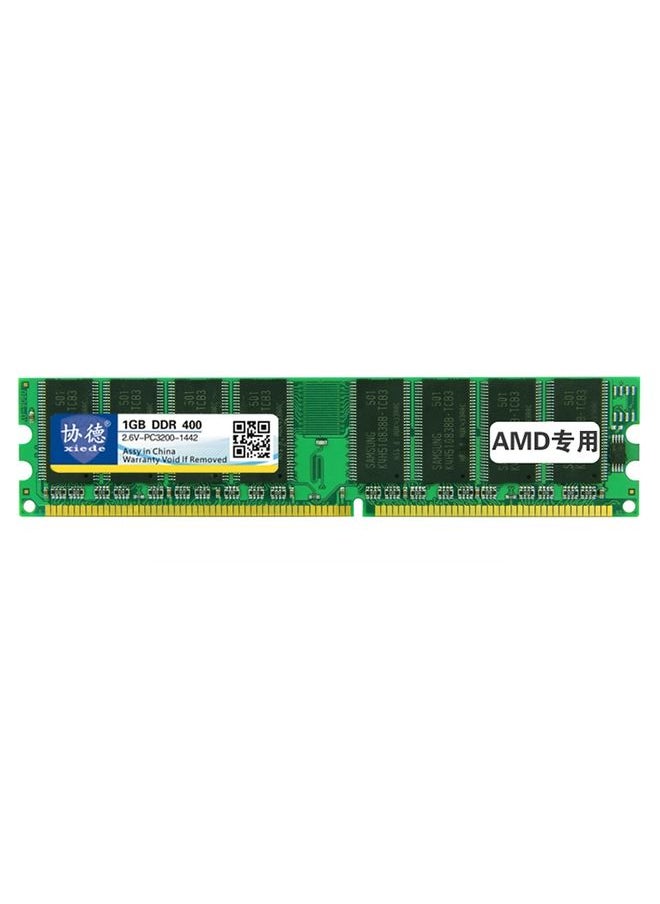 BURAQ XIEDE X004 DDR 400MHz 1GB General AMD Special Strip Memory RAM Module for Desktop PC  - Image 1