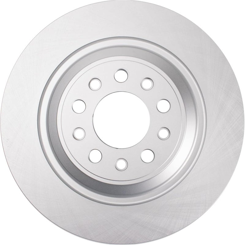 TRQ Rear Brake Rotors Set Solid Premium G-Coated Compatible with 2014-2023 Jeep Cherokee - Image 5