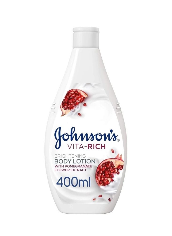 لوشن الجسم فيتا ريتش من جونسون بخلاصة زهرة الرمان ٤٠٠ مل - مرطب إشراقة مشرقة