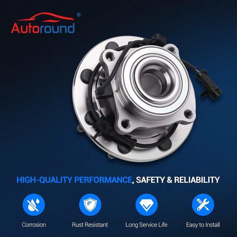 Autoround 515058 4WD Front Wheel Bearing and Hub Assembly for Chevy, GMC, and Hummer - Image 5