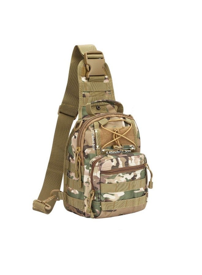divinezon divinezon® Travel Crossbody Backpack Shoulder Chest Bag Lightweight for Men Women Boys Girls (7.87 X 5.51 X 9.87 inches, Cp Camouflage) - Image 1