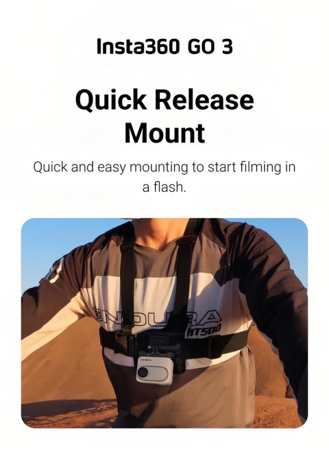 Insta360 GO 3 Quick Release Mount