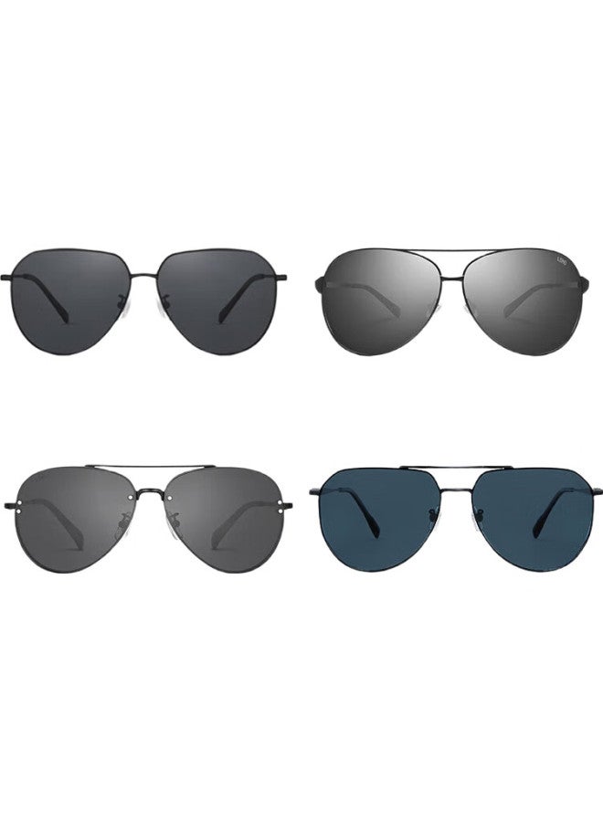 LOHO Polarized Sunglasses For Men, Aviation Frame Sunglasses For Driving, Women'S Fishing Sunglasses, Uv Protection, Anti-Glare - Image 3