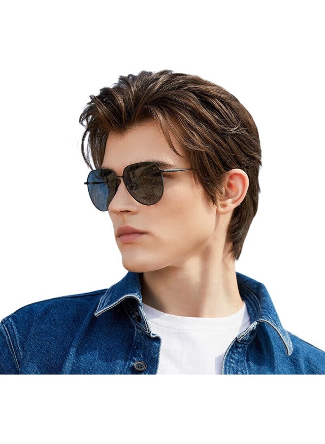 LOHO Polarized Sunglasses For Men, Aviation Frame Sunglasses For Driving, Women'S Fishing Sunglasses, Uv Protection, Anti-Glare - Image 1