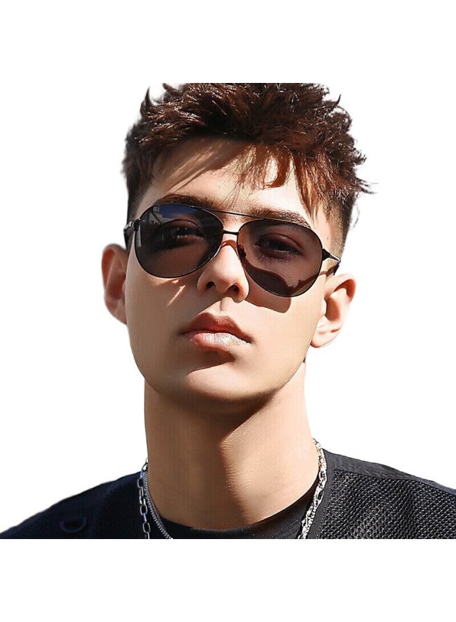 LOHO Polarized Sunglasses For Men, Aviation Frame Sunglasses For Driving, Women'S Fishing Sunglasses, Uv Protection, Anti-Glare - Image 2