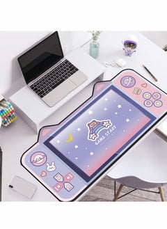 KASTWAVE Kawaii Anime Mouse Mat, Cute Cartoon Cat Ear Extended Gaming Mouse Pad 31.5x15.7 inch, KASTWAVE Large Non-Slip Rubber Base Mousepad Computer Laptop Desk Pad Waterproof for Work Game Office Home  - Image 3