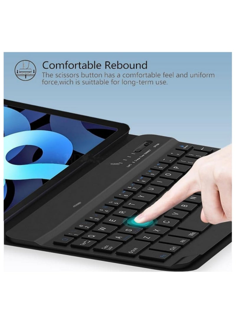 TWEGGON Keyboard Case for Redmi Pad SE 11" with Pen Holder Black  - Image 3