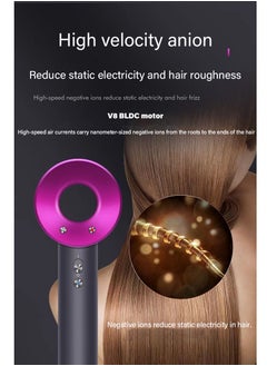 Professional  Hair Dryer 1600W BLDC motor Fast Drying Ion Hairdryer 3 Speeds 3 Heat Setting and One-Touch Cold Air with 1 Attachments and Equipped with 200 million negative ions - pzsku/Z3E9AB991F9805AE143BBZ/45/_/1730721040/ac4a1b99-7e08-489d-b9ce-fa82076d7fcb