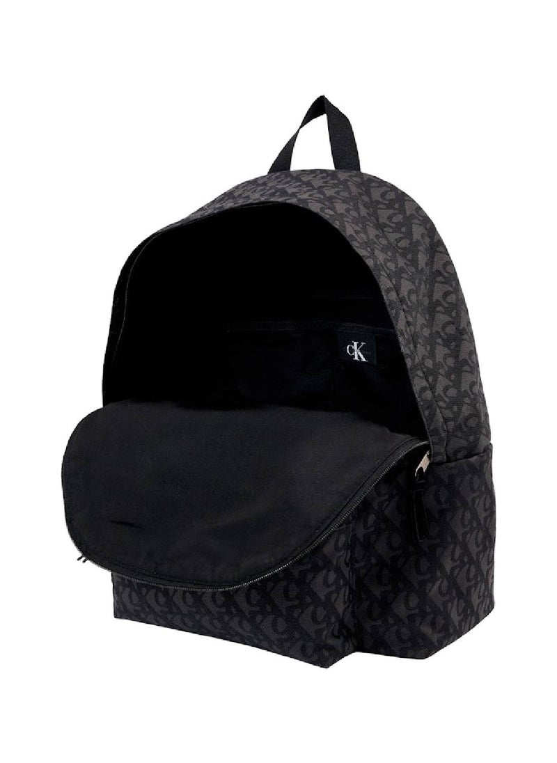 Calvin Klein Jeans Men's Logo Backpack - Polyester, Black  - Image 2