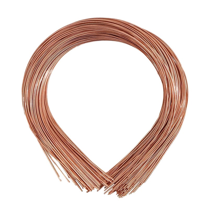 NEOBABY Metal Headbands for DIY Crafts Plain Copper Wire Hairbands 50 Pieces - Image 1