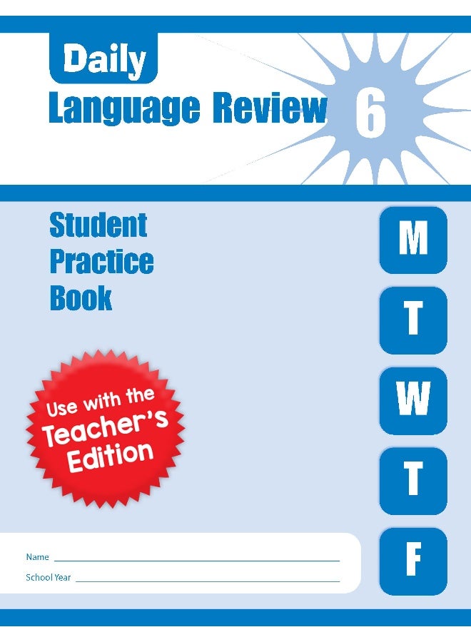Daily Language Review, Grade 6 Student Edition Workbook