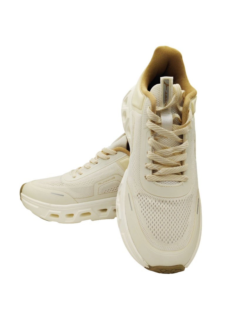 Abros Thrust J Men’s Sneakers – Light Beige & Light Brown | Lightweight Casual Sports Shoes - Image 2