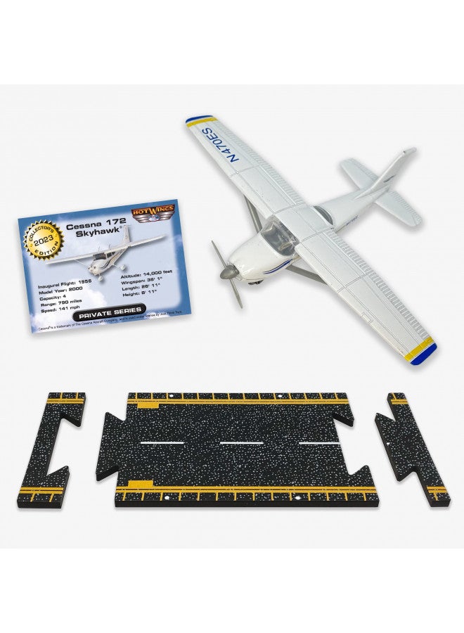 Hot Wings Planes أجنحة حارة طائرات سيسنا 172 مع مدرج قابل للتوصيل في متاحف الطيران في جميع أنحاء البلاد - Image 1