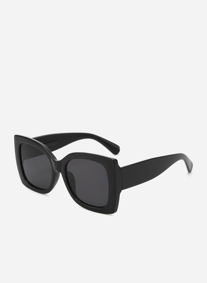 Styli Wide Frame Cat Eye Sunglasses