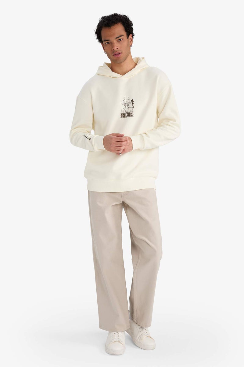 DeFacto Boxy Fit One Piece Printed Long Sleeve Sweatshirt - Image 2