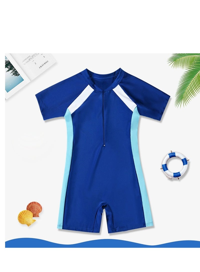 Generic Kids' Professional One-Piece Swimsuit for Training, Sun Protection, Beach, and Hot Springs - Image 2