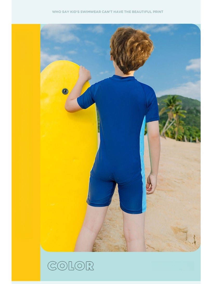 Generic Kids' Professional One-Piece Swimsuit for Training, Sun Protection, Beach, and Hot Springs - Image 3