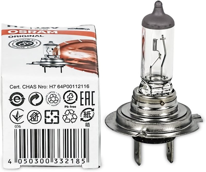 Osram 64210 H7 12V 55W Original Line Halogen Bulbs - Pack of 2 - Image 2