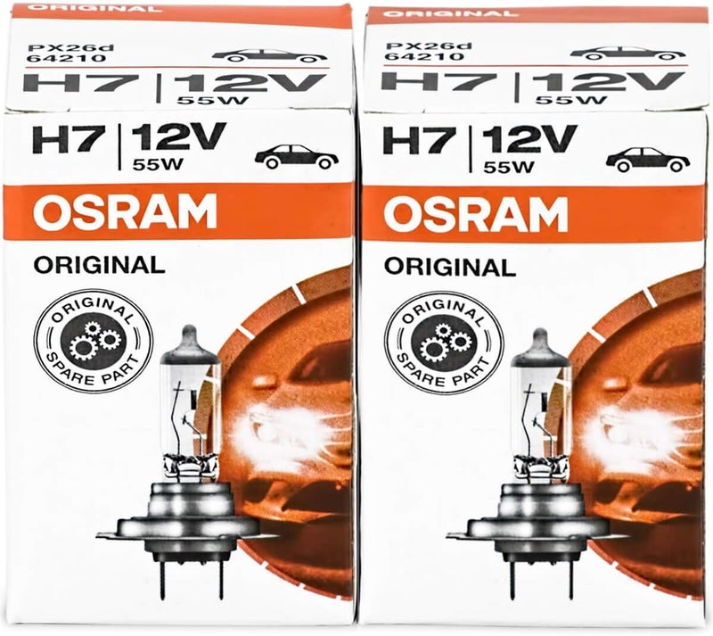 Osram 64210 H7 12V 55W Original Line Halogen Bulbs - Pack of 2 - Image 1