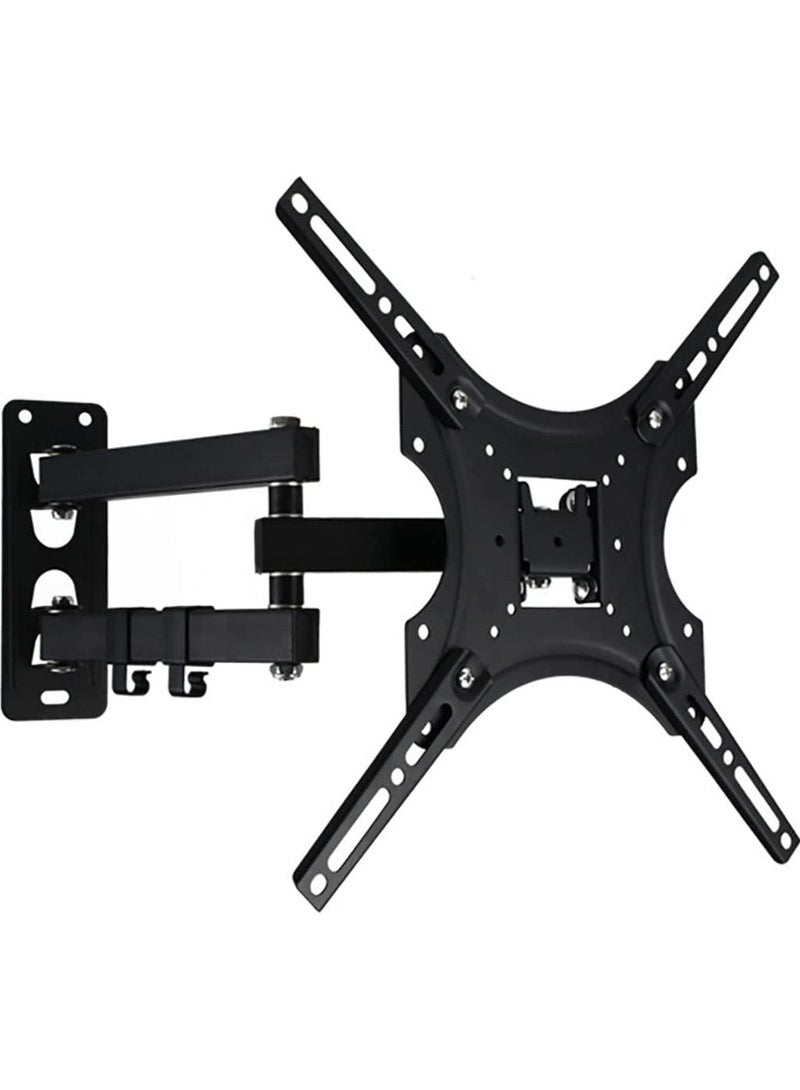 Tilt & Swivel TV Wall Mount - Heavy Duty Steel Bracket for 32-55" LED, LCD, Flat & Curved TVs, 70 lbs Capacity, VESA 400x400 - Image 1