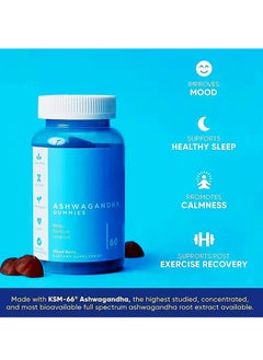BIYODE Ashwagandha Gummies 60PCS Quality of Sleep Reduce Stress and Balance the Immune System  Ashwa Gummies are Gluten Free Non GMO Gelatin Free and Vegan  - Image 3