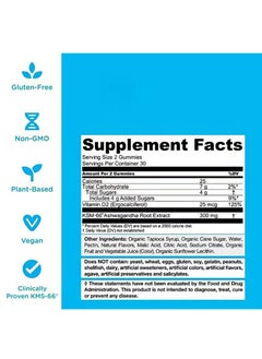 BIYODE Ashwagandha Gummies 60PCS Quality of Sleep Reduce Stress and Balance the Immune System  Ashwa Gummies are Gluten Free Non GMO Gelatin Free and Vegan  - Image 5