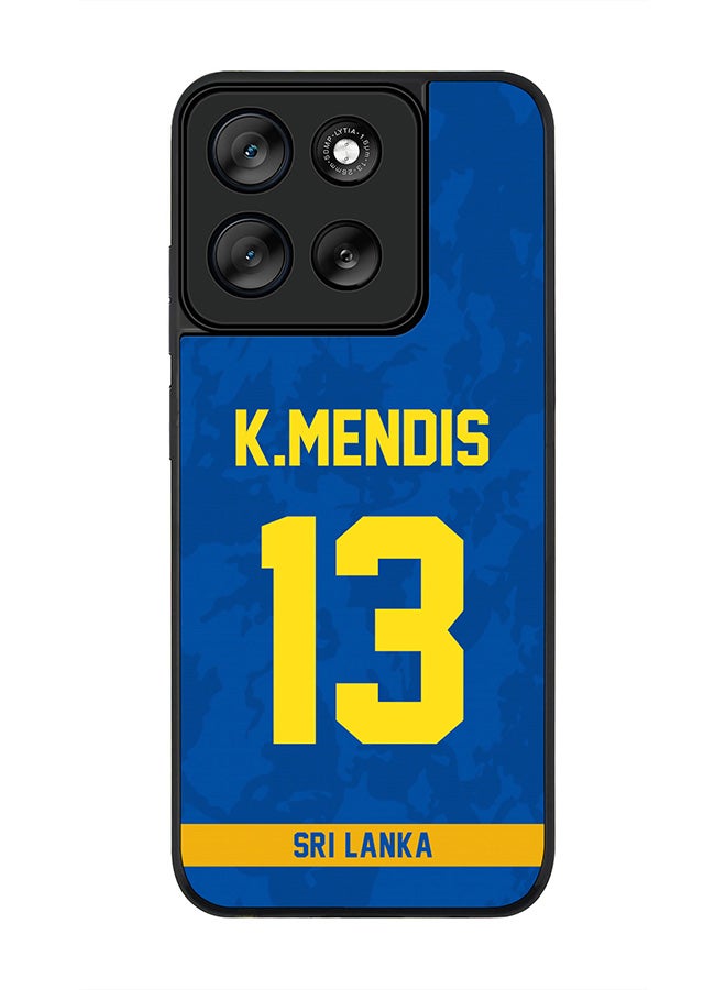 Stylizedd For Motorola Moto G56 Case,Slim fit Camera Protection, Shockproof Thin Phone cover  - Sri lanka Kusal Mendis, Jersey No 13 - Image 1