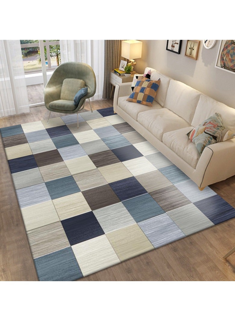 Loquat Squality Polyester Fiber Machine Washable Minimalist Style Carpet