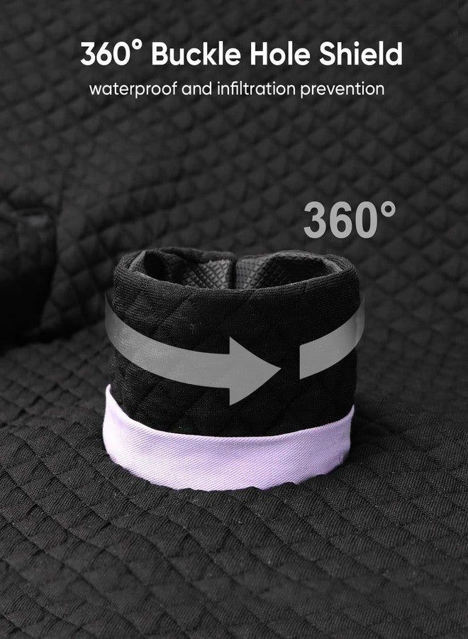 TinlyFinly 2 Pack Baby Potty Training Car Seat Protector, Waterproof Car Seat Liner for Potty Training Toilet, Baby Infant Toddler Piddle Pad Fits for Carseat, Stroller, Highchair - 2 Pack, Black - Image 4