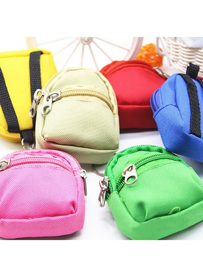 Aniwon 8Pcs Doll Backpack For Doll Bagsaniwon Cute Zipper Backpack Mini Doll Bag Doll Accessories For Doll Backpack Doll Accessories  - Image 3