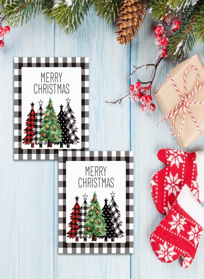 Tevxj Christmas Napkins Black White Buffalo Plaid Farmhouse Christmas Luncheon Napkins Winter Guest Paper Napkins Disposable Hand Towel for Christmas Xmas Table Decorations (50 Pack) - Image 4